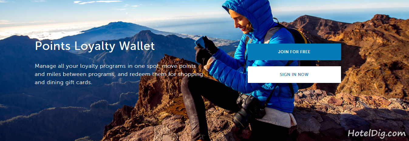 Points.com - 常旅客购买酒店积分或者航空里程的专用网站 | HotelDig.com