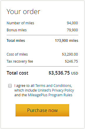 美联航里程促销：购买 UA 里程（MileagePlus）享 85% 额外奖励优惠（2019-3-1 前）