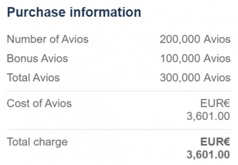 英航里程促销：通过官网购买英航Avios里程享额外50%奖励（2019-11-21前）
