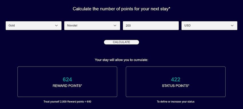 Accor Points Calculator: How Many Points Will You Earn on Your Next Stay? Accor Points Calculator: How Many Points Will You Earn on Your Next Stay?