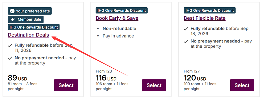 IHG Destination Deals August 2026: Save Up to 30% on Fall Stays IHG Destination Deals August 2026: Save Up to 30% on Fall Stays
