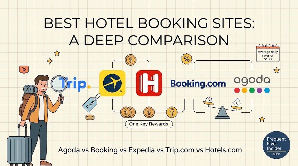 Best Hotel Booking Sites Compared: Agoda, Booking, Trip, Expedia & More
